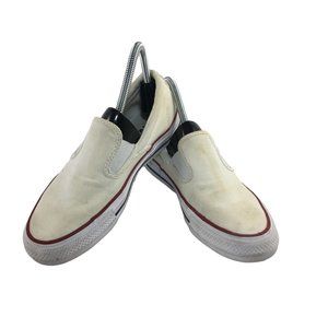 CONVERSE ALL-STARS WHITE SLIP-ON SHOES MENS 5